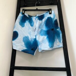 Reiss Blue Floral Swim Trunks